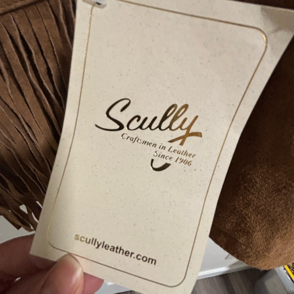 Scully Tan Suede Jacket with Script Logo - image 5